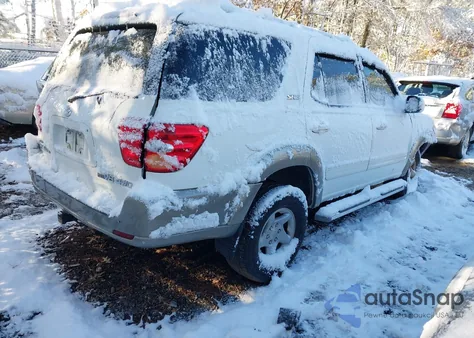 2001 Toyota Sequoia Sr5 V8 from USA, damaged, VIN 5TDBT44A41S037674